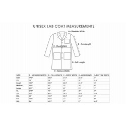 Unisex Lab Coat - 100% Cotton 